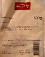 Mängden socker i Dinkel-Nature