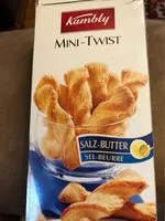 Mängden socker i Kambly Mini twist Salz / Butter 100G