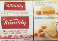 Mängden socker i Sablés au caramel à la crème