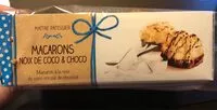 Mängden socker i Macarons noix de coco