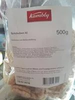 Mängden socker i Spitzbuben il.