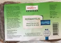 Mängden socker i Galettes de riz au chocolat au lait