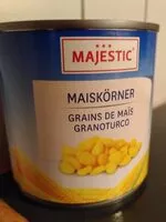 Mängden socker i Grains de maïs