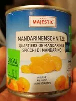 Mängden socker i Quartiers de mandarines