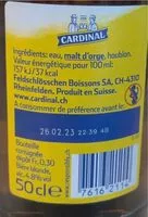 Mängden socker i Bière blonde