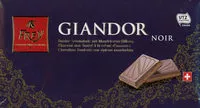 Mängden socker i Chocolat noir fourré à la crème d'amandes