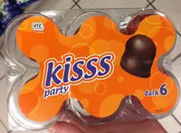 Mängden socker i Kisss party dark - Mousse au sucre, chocolat et gaufrette