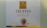 Mängden socker i Truffes au Marc de Champagne