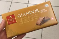 Mängden socker i GIANDOR CRISPY NOUGAT