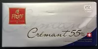 Mängden socker i Chocolat crémant 55%