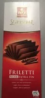 Mängden socker i Suprême Friletti Noir Extra Fin