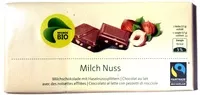 Mängden socker i Chocolat Lait Noisettes Migros Bio