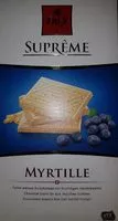 Mängden socker i Chocolat Suprême Myrtille