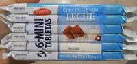 Mängden socker i Chocolate con leche mini tabletas