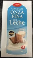 Mängden socker i CHOCOLATE ONCA FINA con Leche