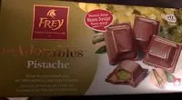 Mängden socker i Les adorables pistache - Chocolat fin au lait avec un fourrage de praliné et pistaches