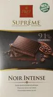 Mängden socker i Suprême Noir Intense 91%