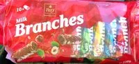 Mängden socker i Milk Branches 10x