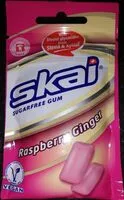 Mängden socker i Skai Raspberry Ginger