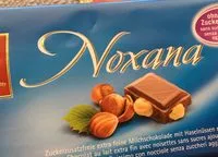 Mängden socker i Noxana Milchschokolade Mit Haselnüssen, Mit Süss...