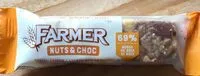 Mängden socker i Farmer Nuts&Choc