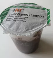 Mängden socker i Coupe chantilly chocolat