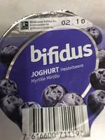 Mängden socker i Bifidus yoghourts