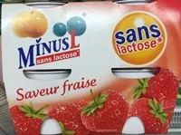 Mängden socker i Yaourt saveur Fraise sans lactose