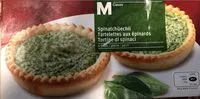 Mängden socker i Tartelettes aux épinards