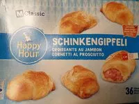 Mängden socker i Croissants au jambon