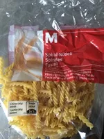 Mängden socker i Teigwaren Spiral-Nüdeli