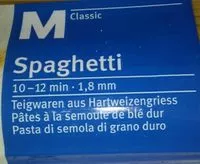 Mängden socker i Spaghetti