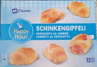 Mängden socker i Happy Hour Schinkengipfeli mit Schinkenfüllung