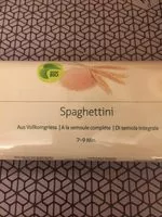 Mängden socker i Spaghettini A la semoule complète