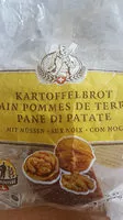 Mängden socker i Kartoffelbrot mit nüssen