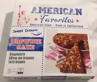 Mängden socker i American Favorites Brownie Cake 