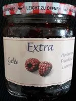 Mängden socker i Himbeeren Gelée Extra
