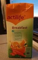 Mängden socker i Actilife Breakfast