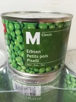 Mängden socker i Petits pois