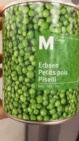 Mängden socker i Petits pois