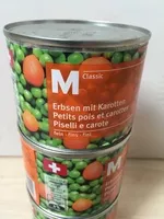 Mängden socker i Petits pois et carottes