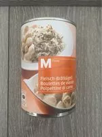 Mängden socker i Boulettes de viande