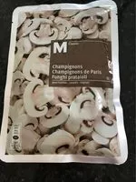 Mängden socker i Champignons de Paris