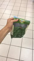 Mängden socker i Spinat gehackt