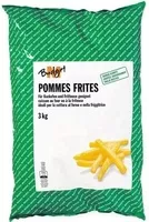 Mängden socker i Pommes frites