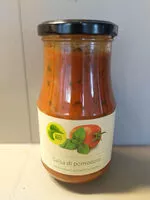 Mängden socker i Salsa di pomodoro au basilic
