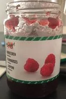 Mängden socker i Confiture framboises