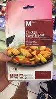 Mängden socker i Chicken Sweet & Sour avec riz au jasmin
