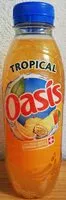 Mängden socker i Oasis Tropical 50cl