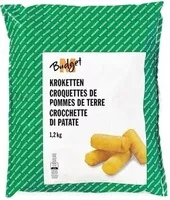 Mängden socker i Croquettes de pommes de terre